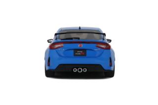 HONDA CIVIC TYPE R RACING/BOOST BLUE PEARL 2022 OttO mobile 1:18 Resinemodell (Türen, Motorhaube... nicht zu öffnen!)